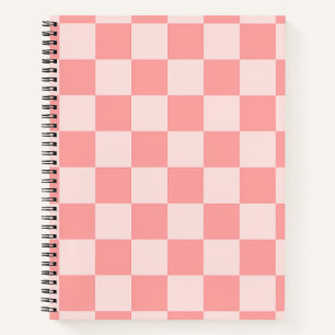 Pink Chequerboard Notebook