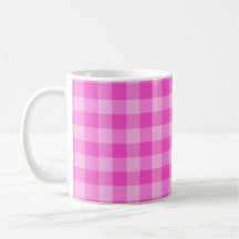 Pink Chequered Square Seamless Pattern