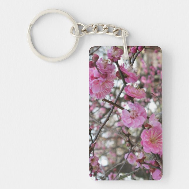 Pink Cherry Blossom / Sakura / サクラ（桜) Key Ring (Front)