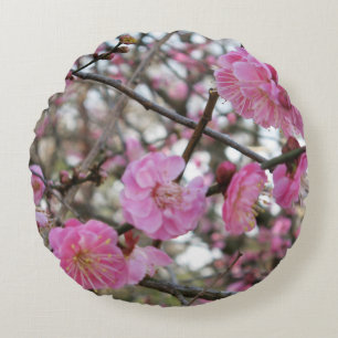 Pink Cherry Blossom / Sakura / サクラ(桜) Round Cushion