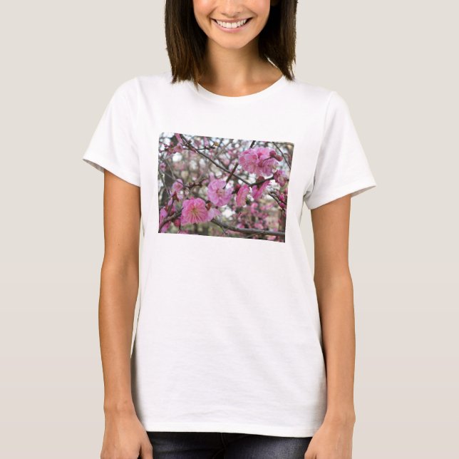 Pink Cherry Blossom / Sakura / サクラ（桜) T-Shirt (Front)