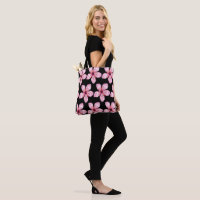 Pink Cherry Blossom Sakura Asian Floral Pattern