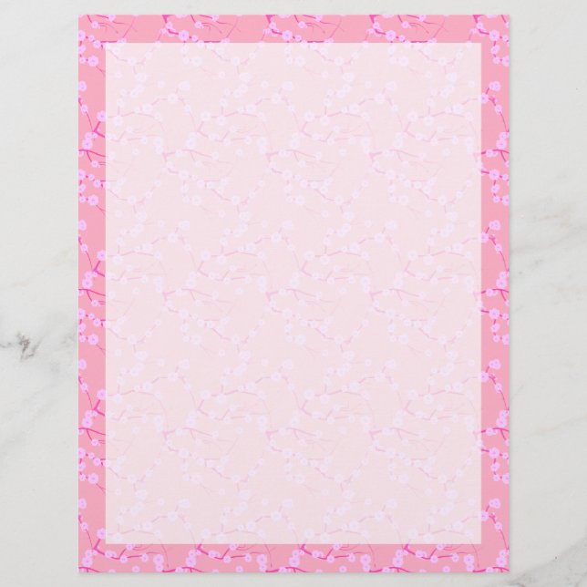 Pink Cherry Blossoms (Front)