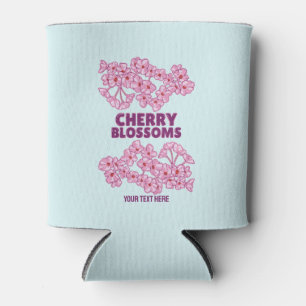 Pink cherry blossoms can cooler