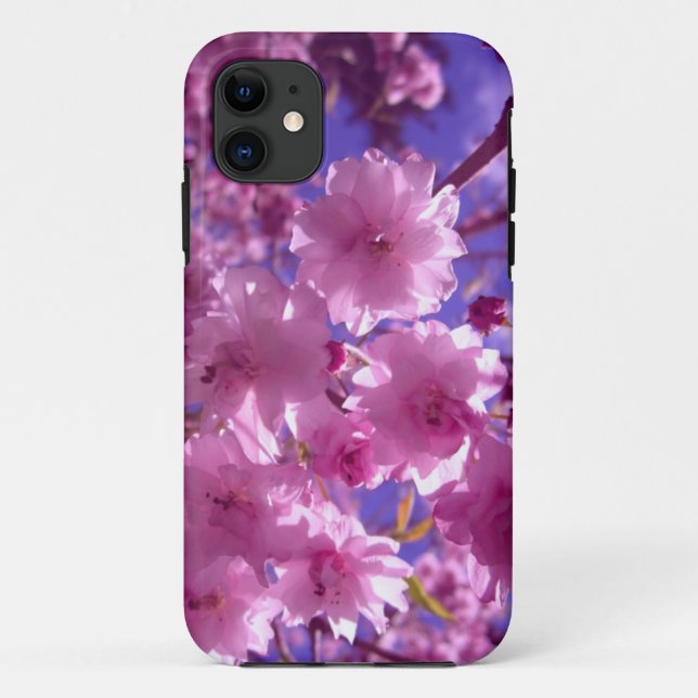 Pink Cherry Blossoms Case-Mate iPhone Case (Back)