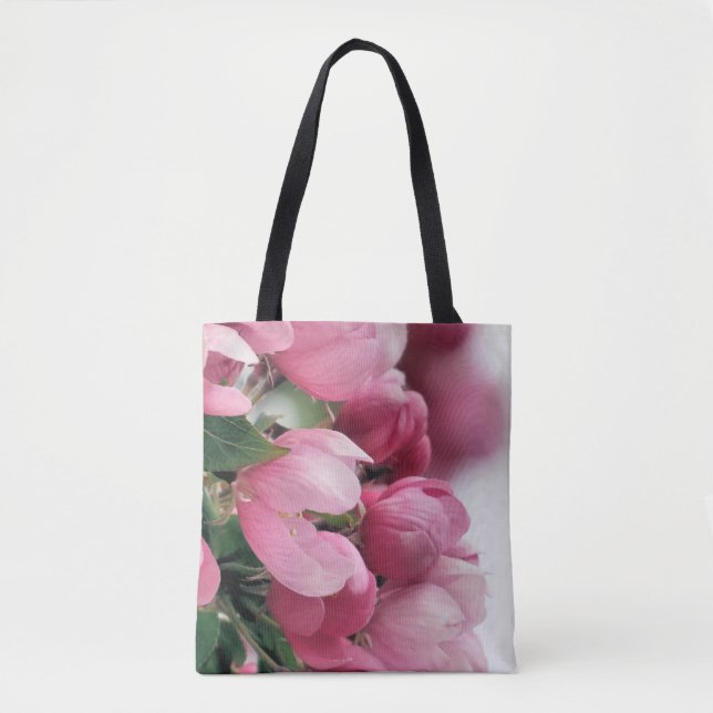 Pink cherry blossoms - tote bag (Front)