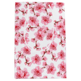 pink Cherry blosson Medium Gift Bag