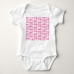 Pink Cherry Coquette Baby Bodysuit