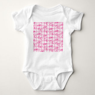 Pink Cherry Coquette Baby Bodysuit