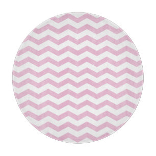 Pink Chevron Cutting Board
