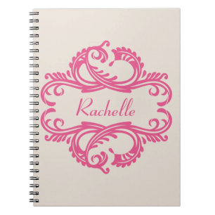 Pink Chic Damask Notebook