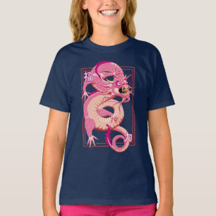 Pink Chinese Dragon T-Shirt