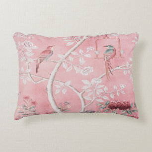Pink Chinoiserie Decorative Cushion