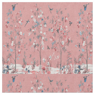 Pink Chinoiserie Fabric