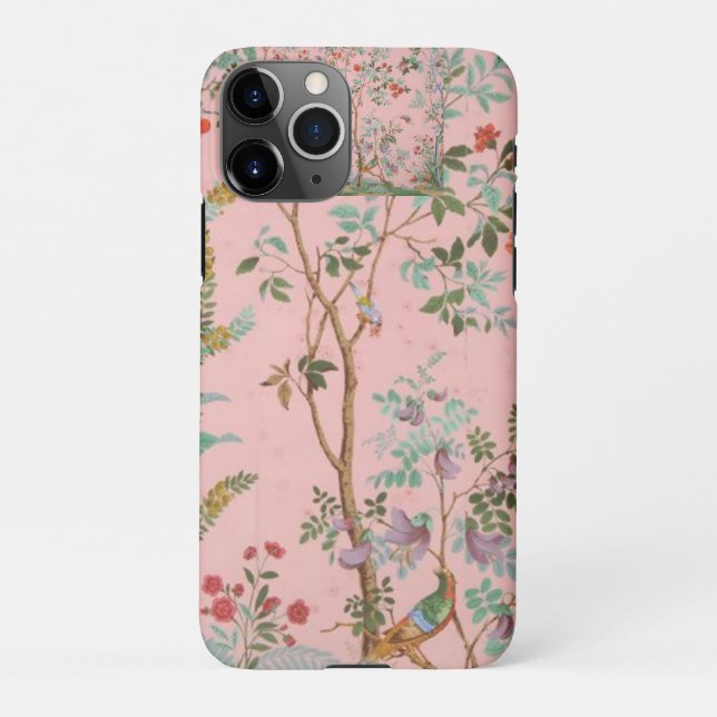 Pink Chinoiserie iPhone Case (Back)