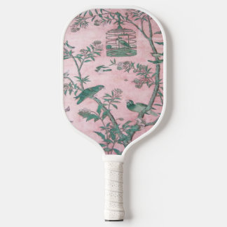 Pink Chinoiserie Pickleball Paddle