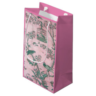 Pink Chinoiserie Small Gift Bag