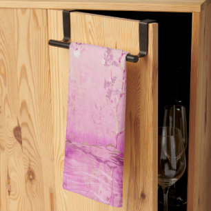 Pink Chinoiserie Tea Towel