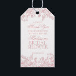 Pink Chinoiserie Vintage Floral Bridal Shower Gift Tags<br><div class="desc">Love is in bloom! This pink Chinoiserie Party Decor Collection, features delicate toile floral patterns for timeless elegance. Each piece in this collection showcases intricate designs in shades of pink, evoking a sense of sophistication and elegance. ★ Let me help you plan your next party! ★ If you need coordinating...</div>