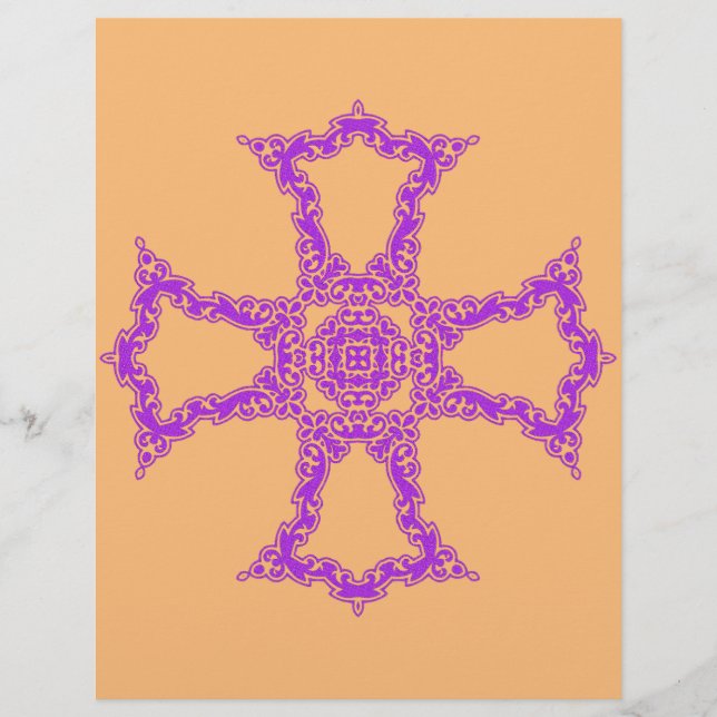 Pink Christian Cross Flyer (Front)