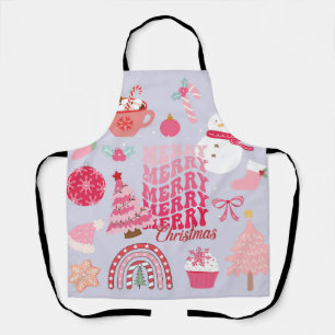  Pink Christmas Apron