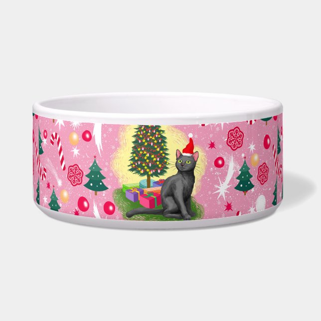 Pink Christmas Cat (Front)