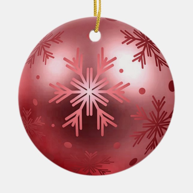 Pink Christmas ornament (Front)