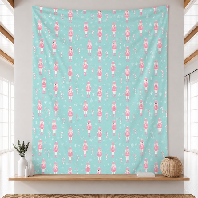 Pink Christmas Seamless Pattern Blanket (Creator Uploaded)