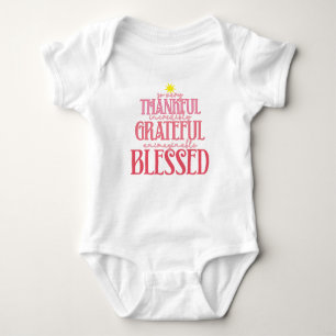Pink Christmas Tree Baby Bodysuit