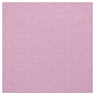 Pink Christmas Tree Festive Style Fabric