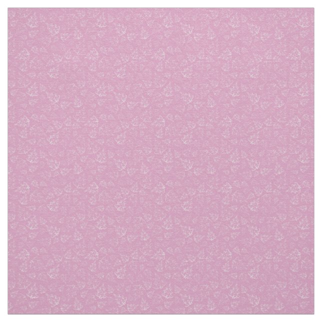 Pink Christmas Tree Festive Style Fabric (Swatch)
