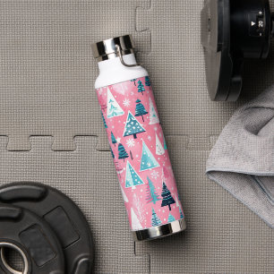 Pink Christmases Water Bottle