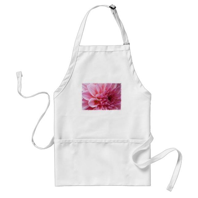Pink Chrysanthemum Apron (Front)