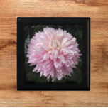 Pink Chrysanthemum Bloom Floral Gift Box<br><div class="desc">Store trinkets,  jewellery and other small keepsakes in this wooden gift box with ceramic tile that features the photo image of a gorgeous,  pink Chrysanthemum bloom,  commonly called a Mum flower. A lovely,  floral design! Select your gift box size and colour.</div>