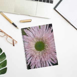 Pink Chrysanthemum Bloom Floral Notebook