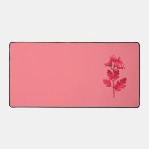 Pink Chrysanthemum  Desk Mat