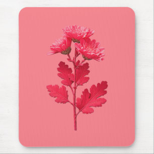 Pink Chrysanthemum  Mouse Pad