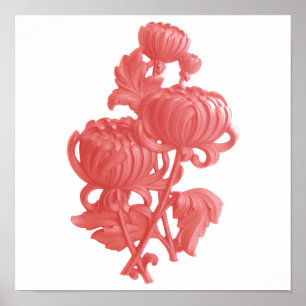 Pink Chrysanthemum Poster