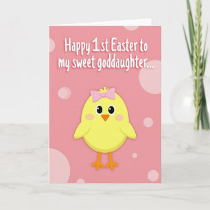 Pink Circle Easter Card