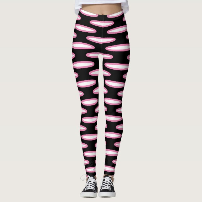pink circles leggings (Front)
