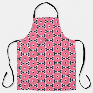 Pink Circles Pattern  Apron