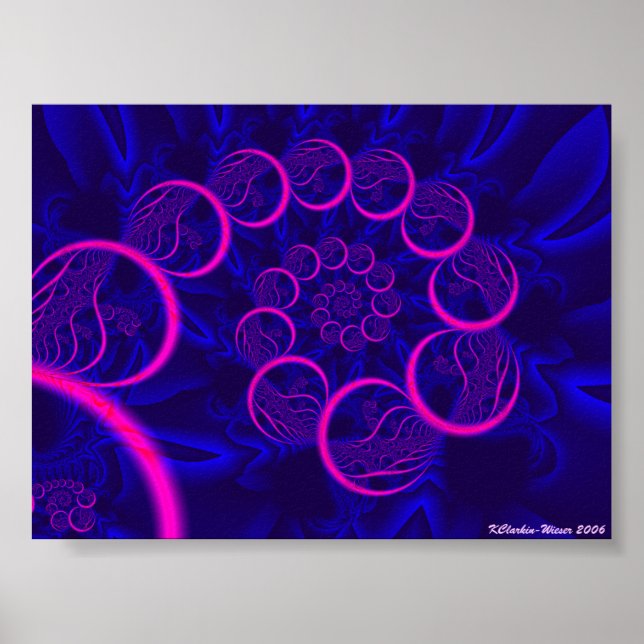 Pink Circles Poster (Front)