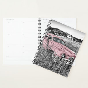 Pink Classic Car Planner