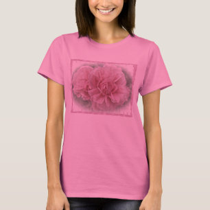 Pink Climbing Rose Blossoms T-Shirt