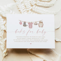 Pink Clothesline Little Cowgirl Books for Baby