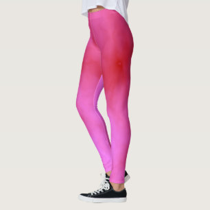 Pink Cloud Abstract Leggings