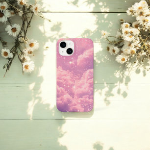 Pink Cloud Aesthetic iPhone Case Dreamy Sky Design
