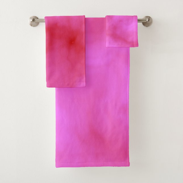 Pink Cloud   Bath Towel Set (Insitu)
