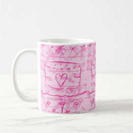 Pink Cloud Cake Coffee Mug