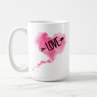 Pink Cloud Heart Mug